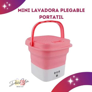 MINI LAVADORA PLEGABLE PORTATIL